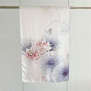 MaraSilk Pure Mulberry Silk Scarf - Oblong Crepe Satin MS623 66" x 21" MS62304