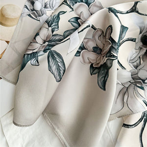 MaraSilk Pure Mulberry Silk Scarf - Oblong Crepe Satin MS626