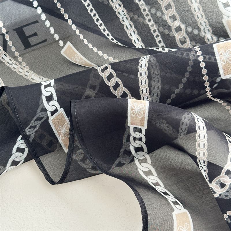 MaraSilk Pure Mulberry Silk Scarf - Oblong Georgette MS928