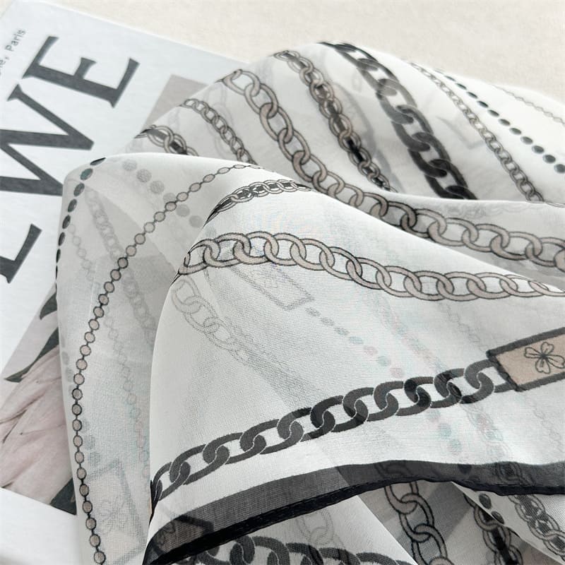 MaraSilk Pure Mulberry Silk Scarf - Oblong Georgette MS928