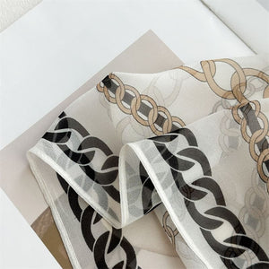 MaraSilk Pure Mulberry Silk Scarf - Oblong Georgette MS1010