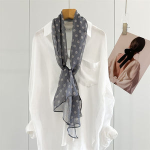 MaraSilk Pure Mulberry Silk Scarf - Oblong Georgette MS1026