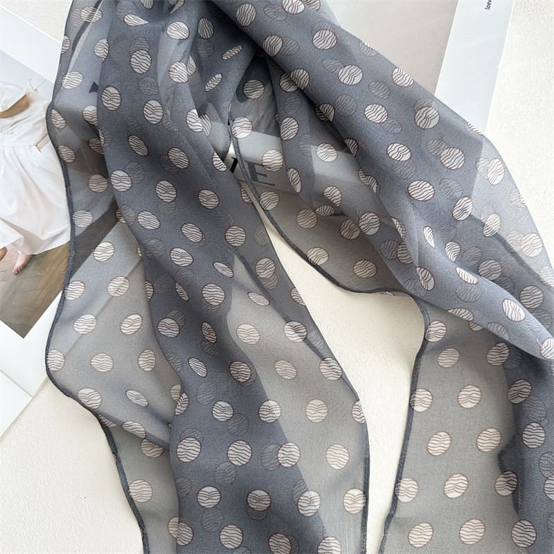 MaraSilk Pure Mulberry Silk Scarf - Oblong Georgette MS1026