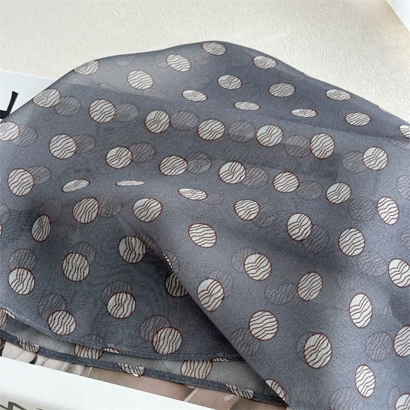 MaraSilk Pure Mulberry Silk Scarf - Oblong Georgette MS1026