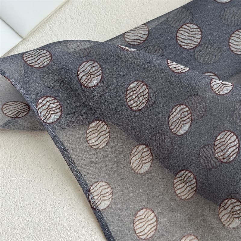 MaraSilk Pure Mulberry Silk Scarf - Oblong Georgette MS1026