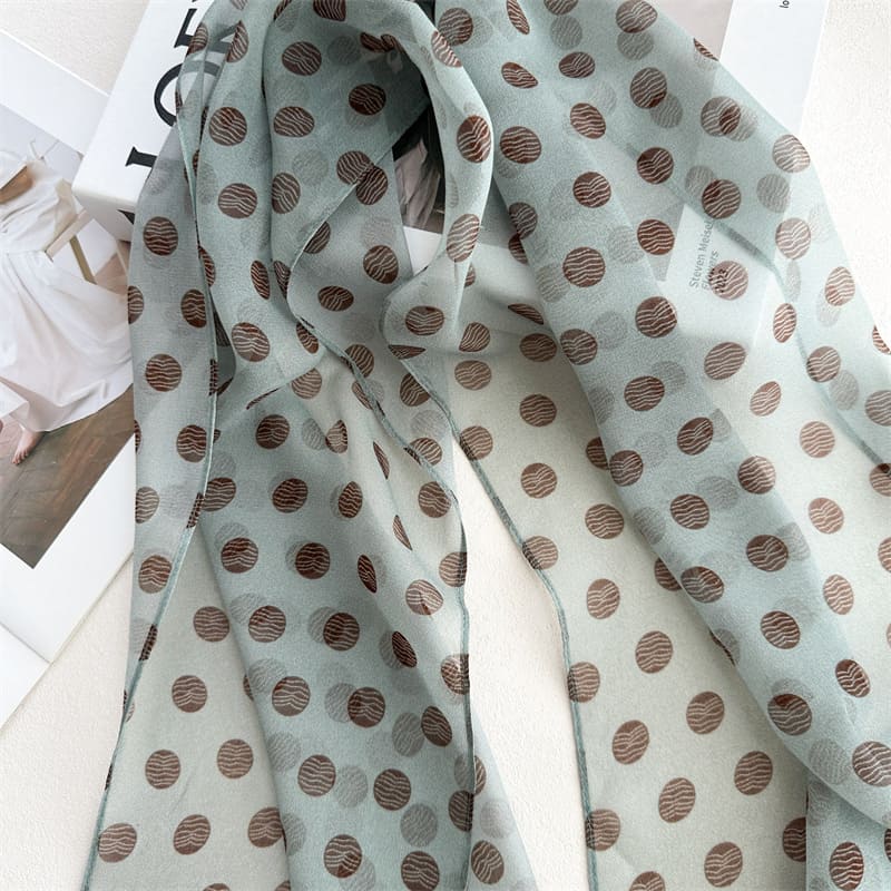MaraSilk Pure Mulberry Silk Scarf - Oblong Georgette MS1026