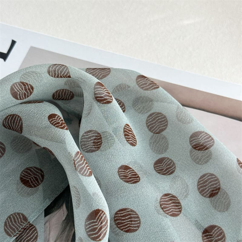 MaraSilk Pure Mulberry Silk Scarf - Oblong Georgette MS1026