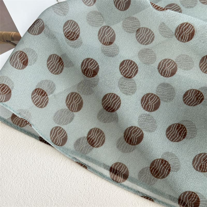 MaraSilk Pure Mulberry Silk Scarf - Oblong Georgette MS1026