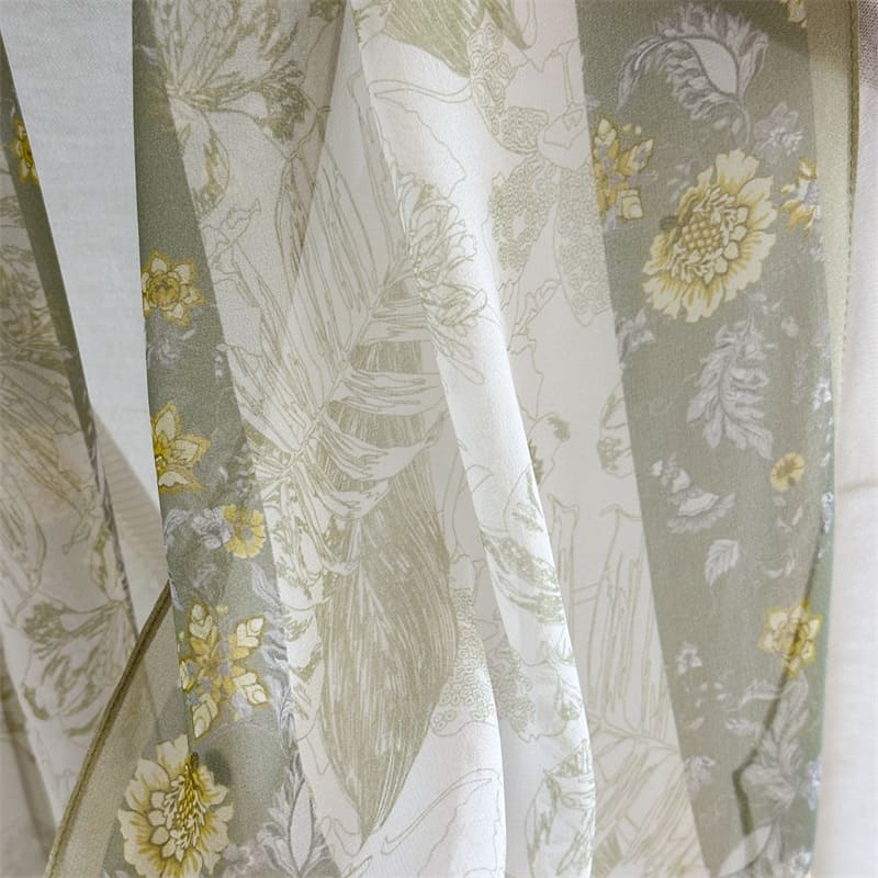 MaraSilk Pure Mulberry Silk Scarf - Oblong Georgette MS1027