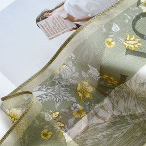 MaraSilk Pure Mulberry Silk Scarf - Oblong Georgette MS1027