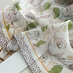MaraSilk Pure Mulberry Silk Scarf - Oblong Georgette MS1027
