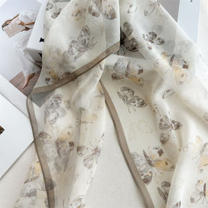 MaraSilk Pure Mulberry Silk Scarf - Oblong Georgette MS1027