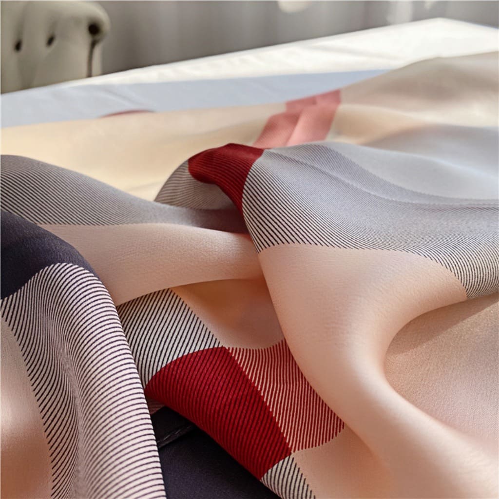MaraSilk Pure Mulberry Silk Scarf - Oblong Georgette MS572