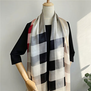 MaraSilk Pure Mulberry Silk Scarf - Oblong Georgette MS572