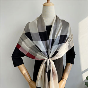 MaraSilk Pure Mulberry Silk Scarf - Oblong Georgette MS572