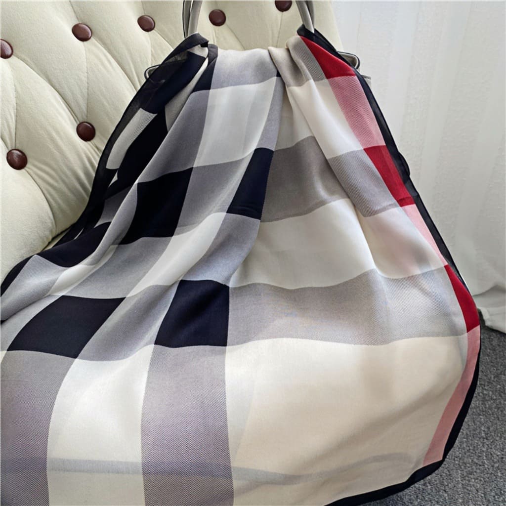 MaraSilk Pure Mulberry Silk Scarf - Oblong Georgette MS572