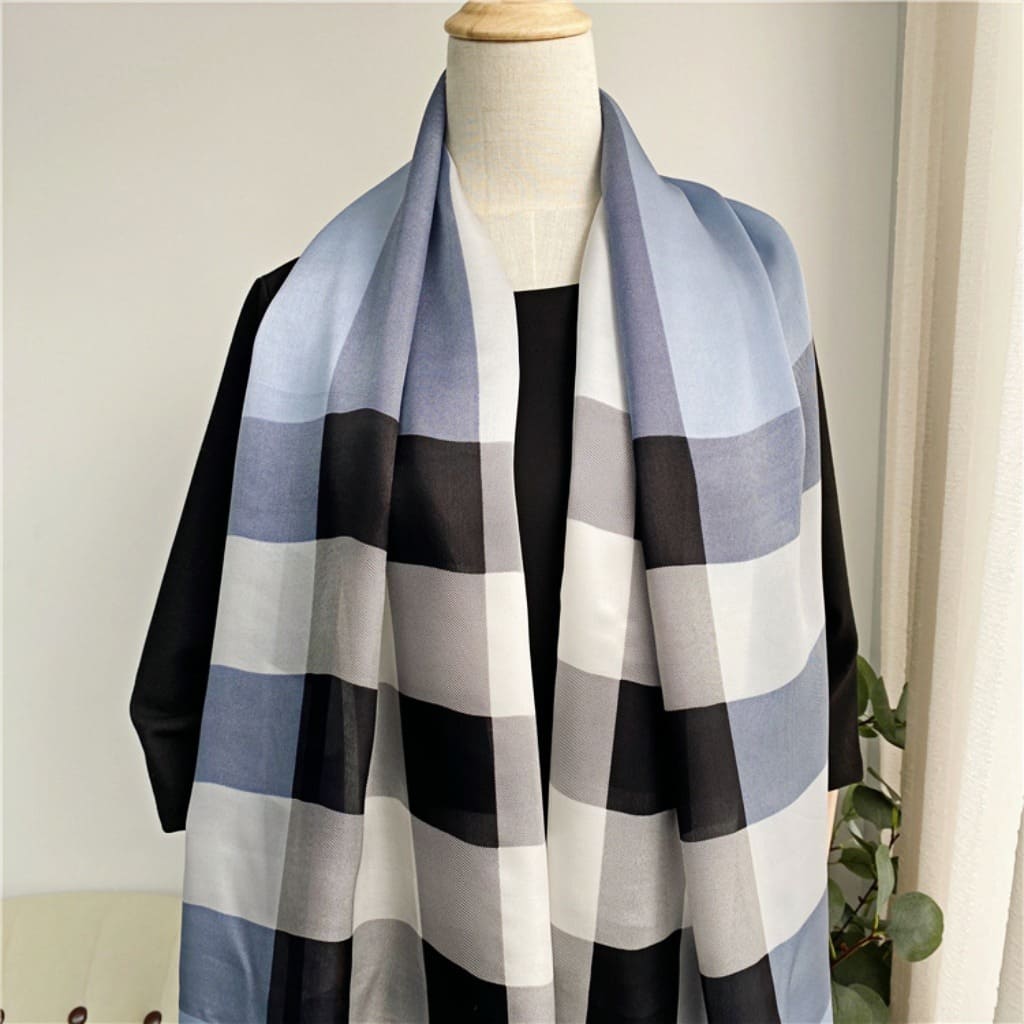MaraSilk Pure Mulberry Silk Scarf - Oblong Georgette MS572