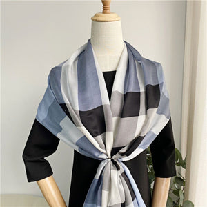MaraSilk Pure Mulberry Silk Scarf - Oblong Georgette MS572