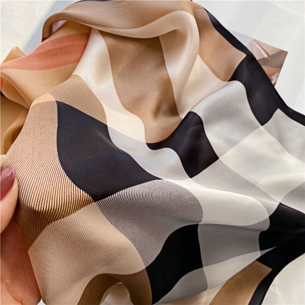 MaraSilk Pure Mulberry Silk Scarf - Oblong Georgette MS572
