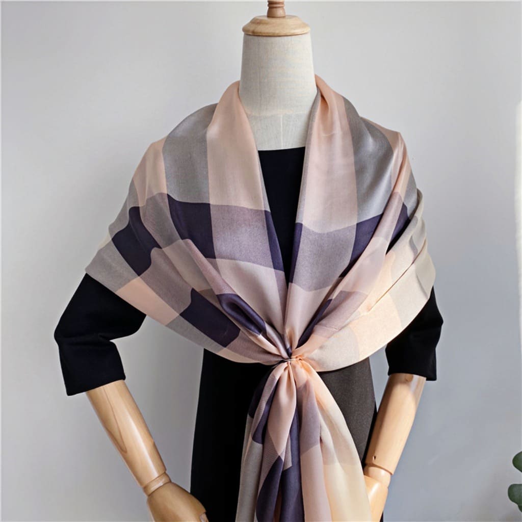 MaraSilk Pure Mulberry Silk Scarf - Oblong Georgette MS572