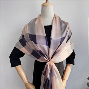 MaraSilk Pure Mulberry Silk Scarf - Oblong Georgette MS572