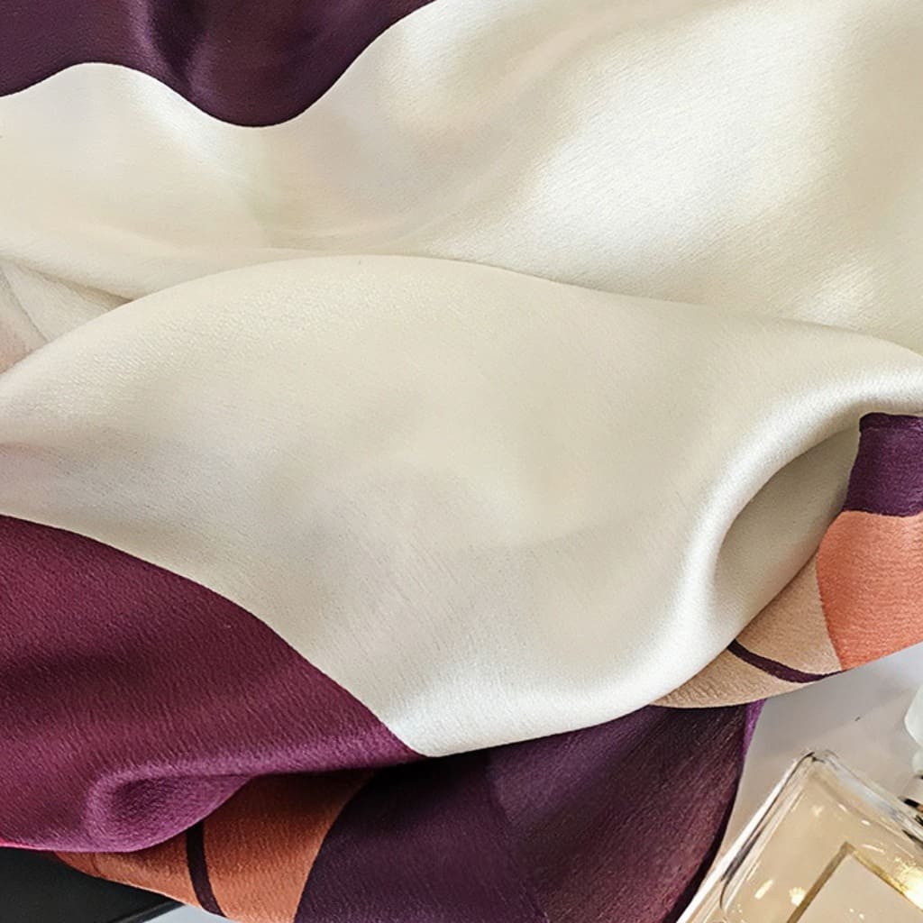 MaraSilk Pure Mulberry Silk Scarf - Oblong Georgette MS573