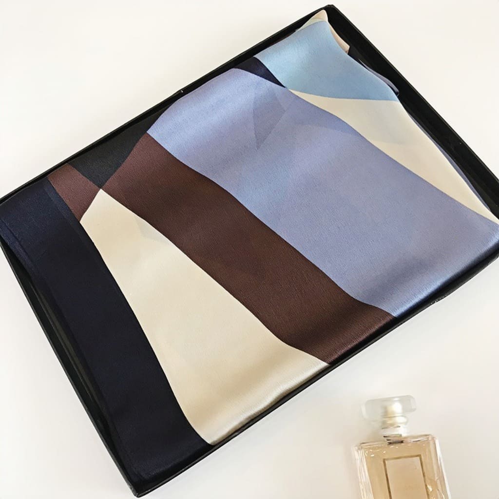 MaraSilk Pure Mulberry Silk Scarf - Oblong Georgette MS573 71" x 26" MS57303