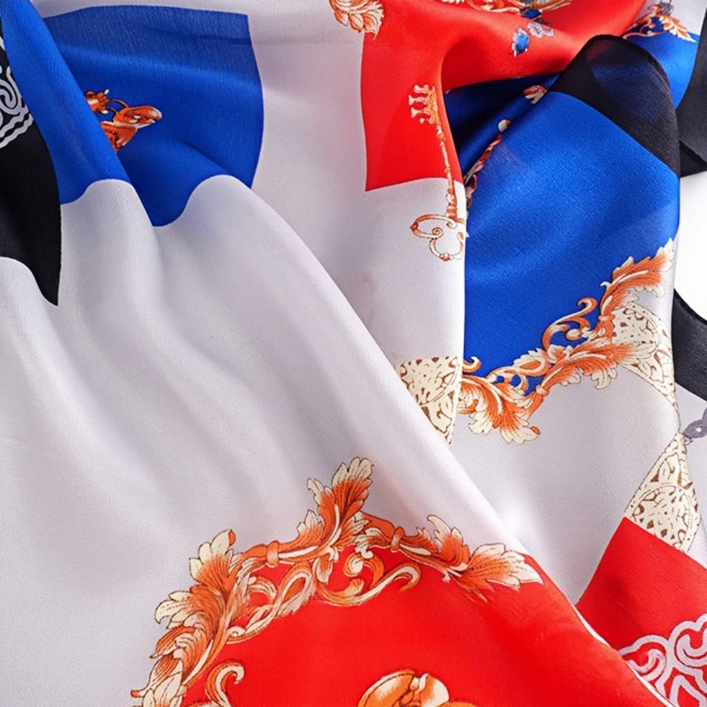 MaraSilk Pure Mulberry Silk Scarf - Oblong Georgette MS574