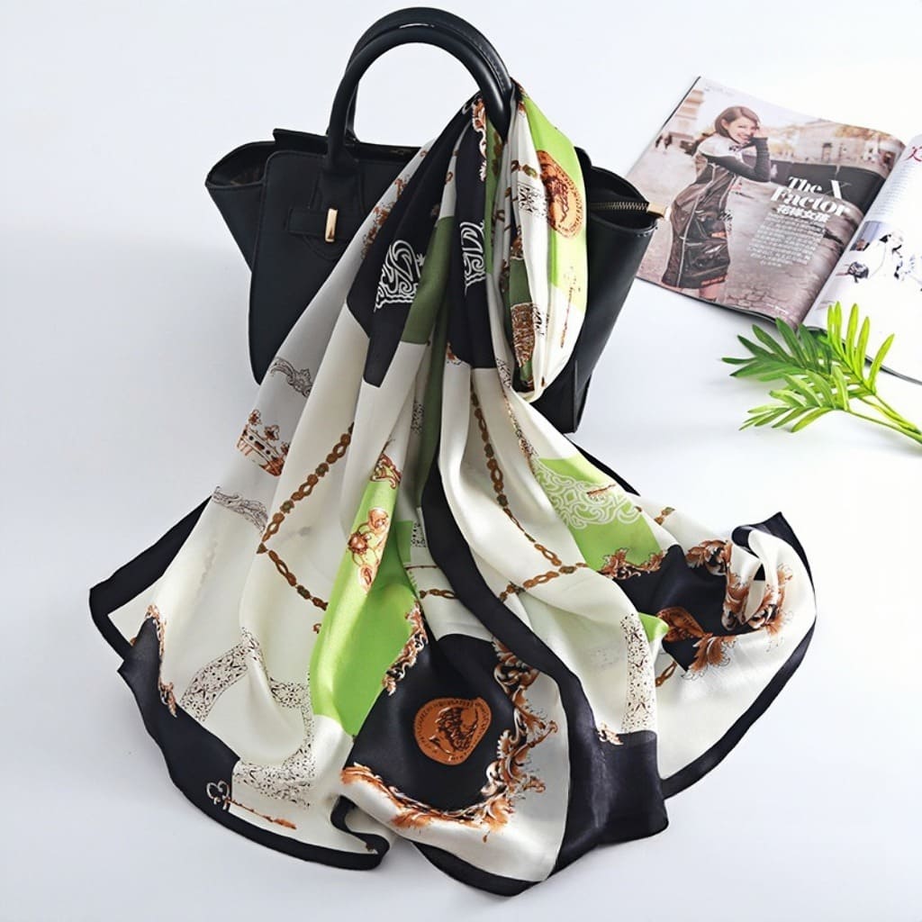 MaraSilk Pure Mulberry Silk Scarf - Oblong Georgette MS574 71" x 26" MS57401