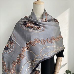 MaraSilk Pure Mulberry Silk Scarf - Oblong Georgette MS577