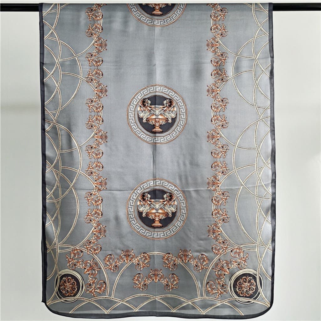 MaraSilk Pure Mulberry Silk Scarf - Oblong Georgette MS577 71" x 26" MS57701