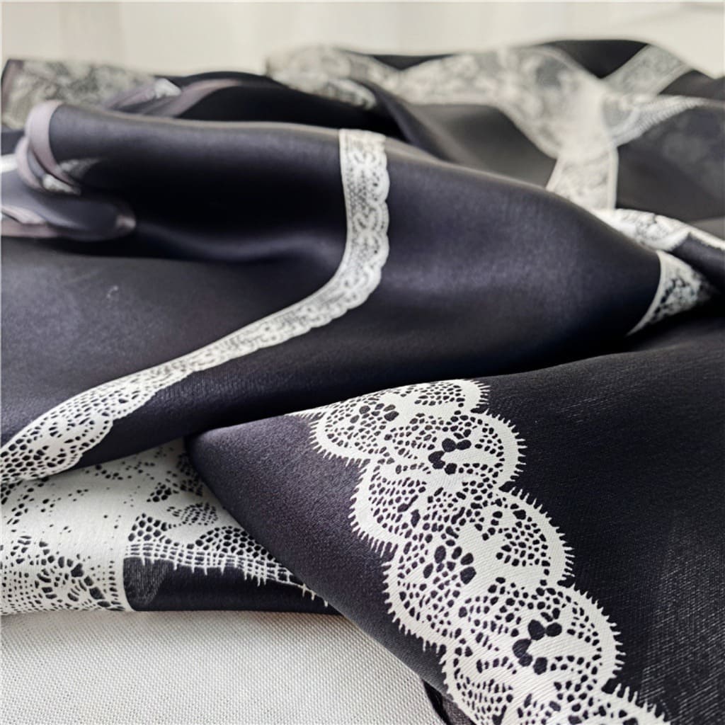 MaraSilk Pure Mulberry Silk Scarf - Oblong Georgette MS578