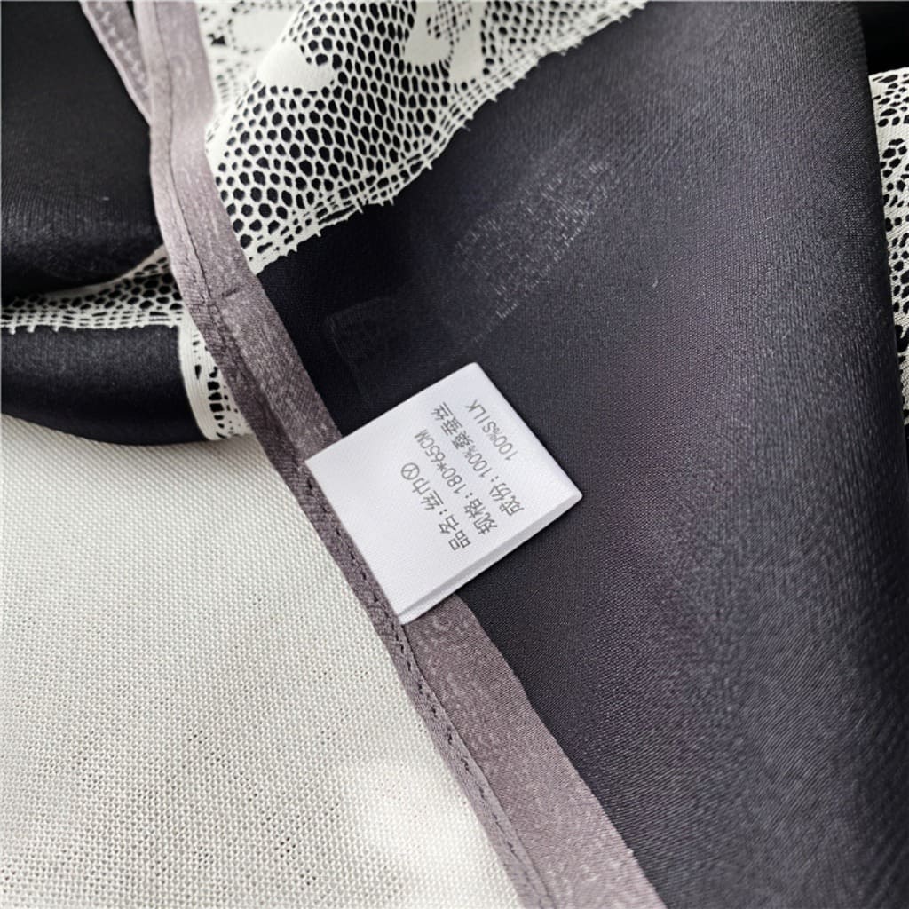 MaraSilk Pure Mulberry Silk Scarf - Oblong Georgette MS578