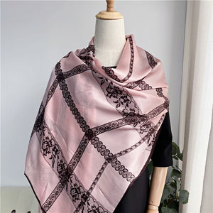 MaraSilk Pure Mulberry Silk Scarf - Oblong Georgette MS578