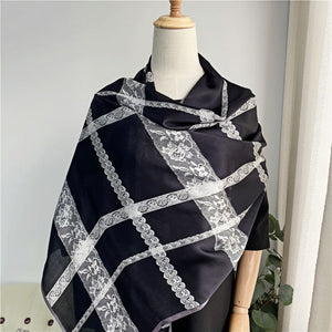 MaraSilk Pure Mulberry Silk Scarf - Oblong Georgette MS578