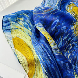 MaraSilk Pure Mulberry Silk Scarf - Oblong Georgette MS581