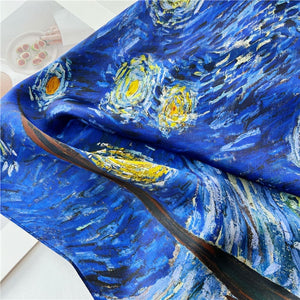 MaraSilk Pure Mulberry Silk Scarf - Oblong Georgette MS581