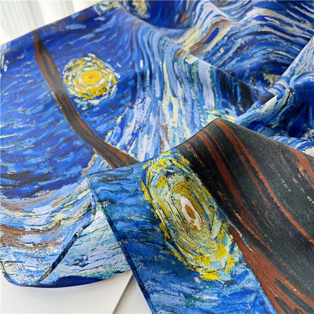 MaraSilk Pure Mulberry Silk Scarf - Oblong Georgette MS581