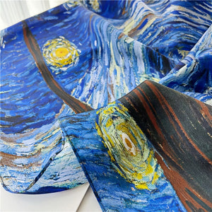 MaraSilk Pure Mulberry Silk Scarf - Oblong Georgette MS581