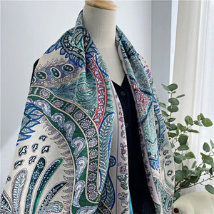 MaraSilk Pure Mulberry Silk Scarf - Oblong Georgette MS582