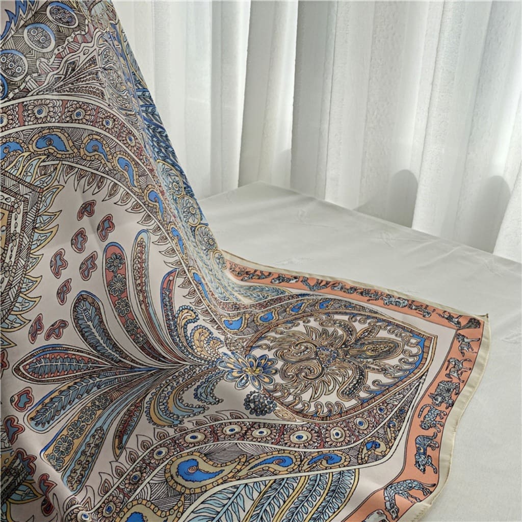 MaraSilk Pure Mulberry Silk Scarf - Oblong Georgette MS582