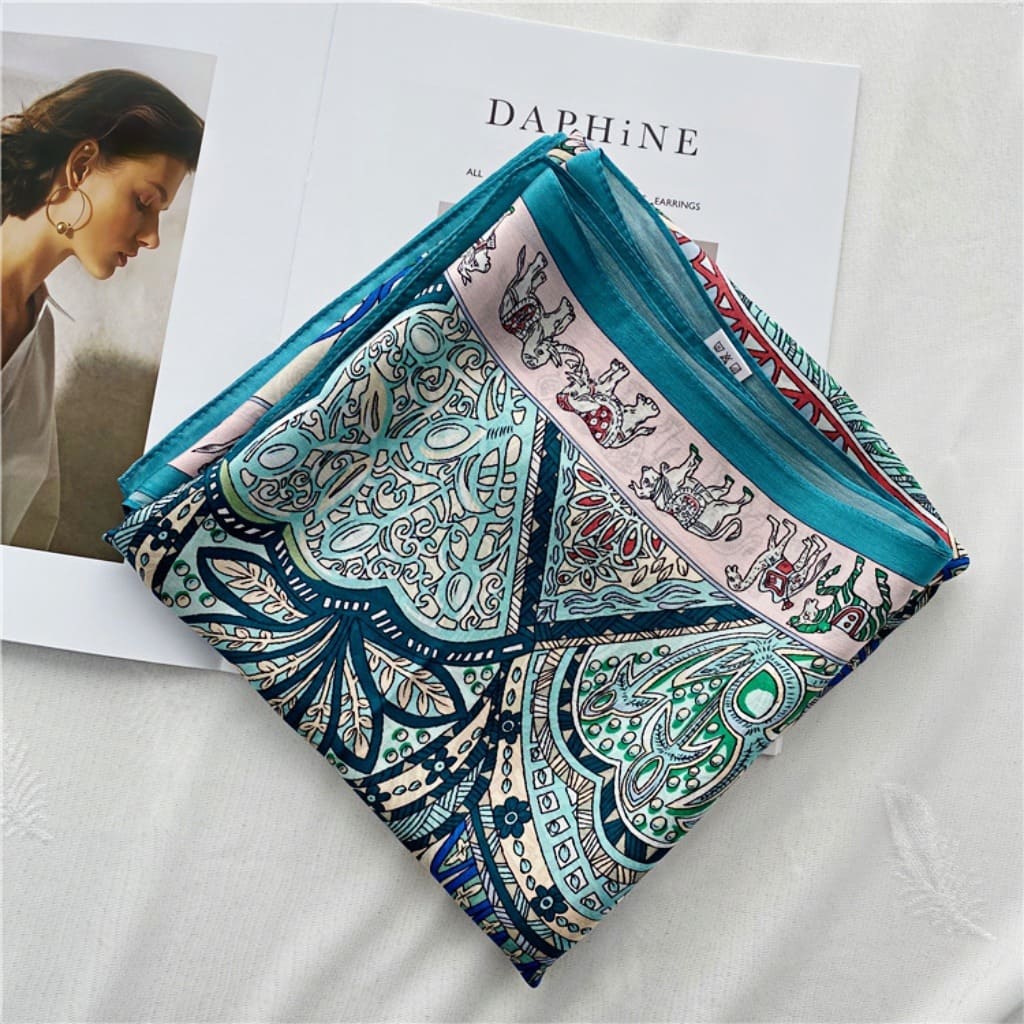 MaraSilk Pure Mulberry Silk Scarf - Oblong Georgette MS582 71" x 26" MS58201