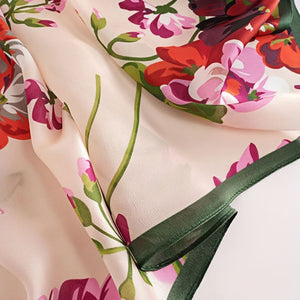 MaraSilk Pure Mulberry Silk Scarf - Oblong Georgette MS586