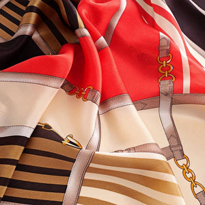 MaraSilk Pure Mulberry Silk Scarf - Oblong Georgette MS587