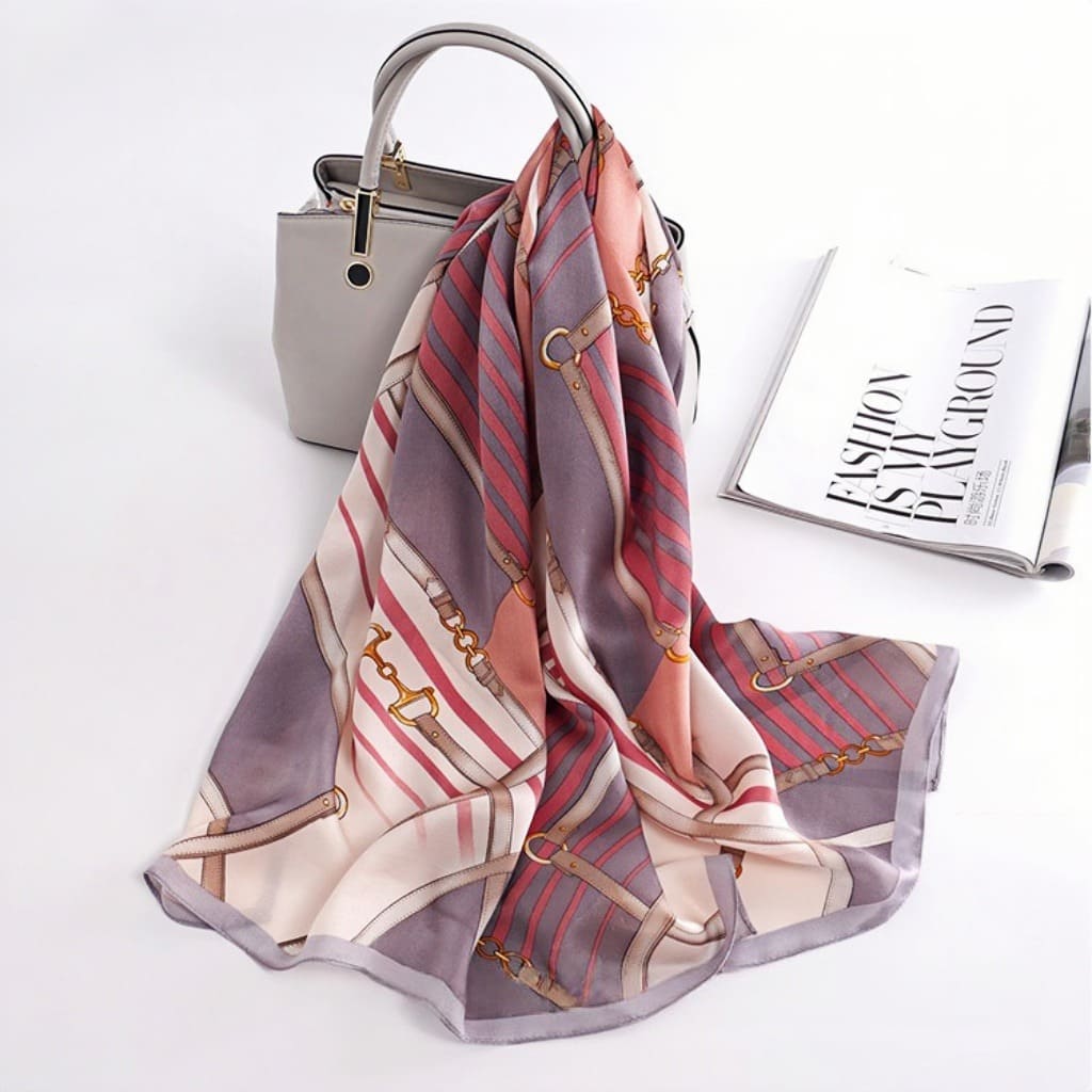 MaraSilk Pure Mulberry Silk Scarf - Oblong Georgette MS587
