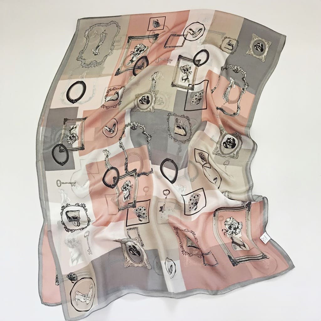 MaraSilk Pure Mulberry Silk Scarf - Oblong Georgette MS588