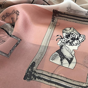 MaraSilk Pure Mulberry Silk Scarf - Oblong Georgette MS588