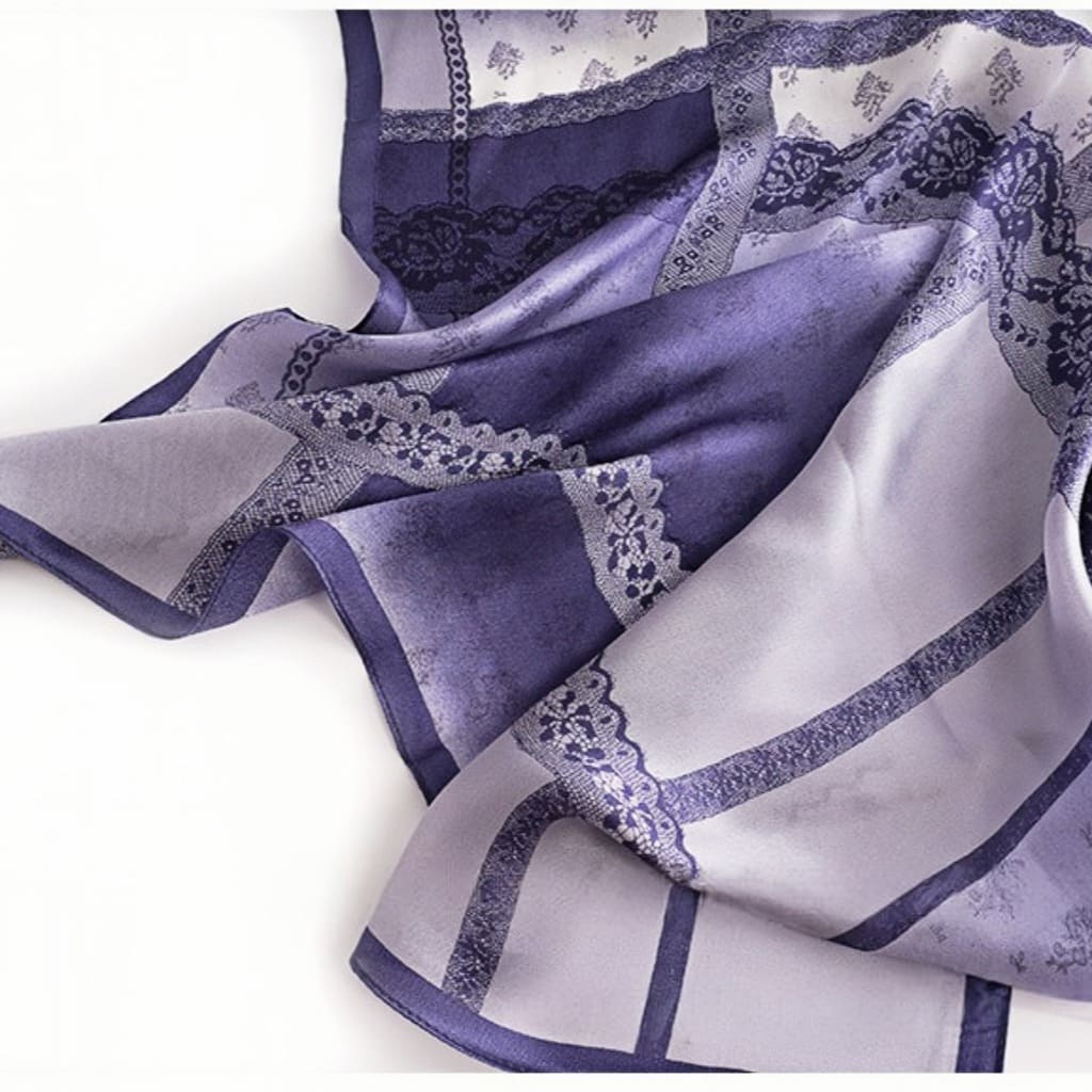 MaraSilk Pure Mulberry Silk Scarf - Oblong Georgette MS589