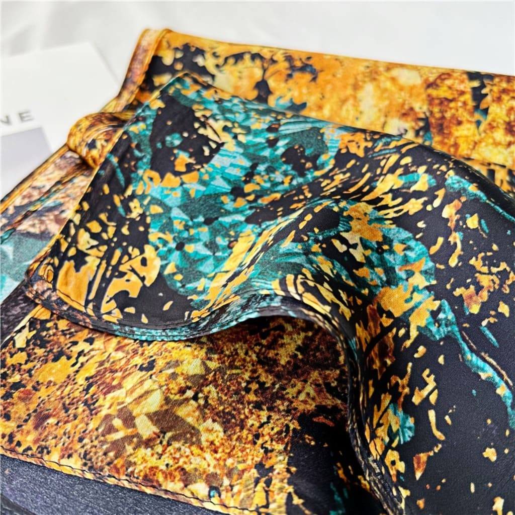 MaraSilk Pure Mulberry Silk Scarf - Oblong Georgette MS590