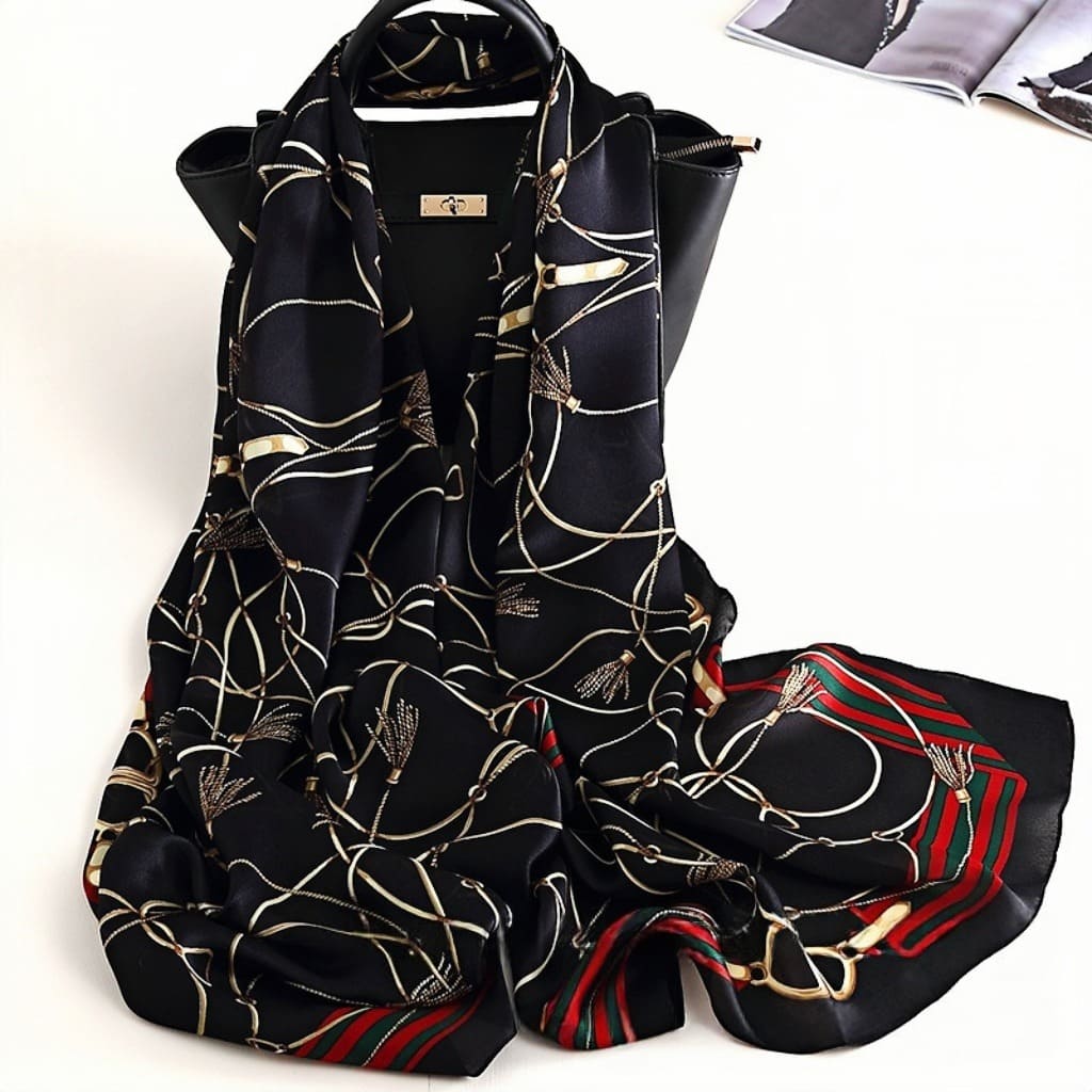 MaraSilk Pure Mulberry Silk Scarf - Oblong Georgette MS591 71" x 26" MS59103